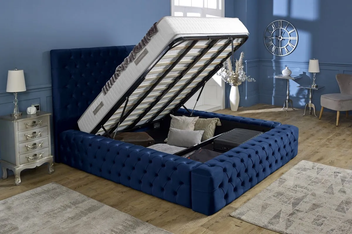 Ambassador Upholstered Ottoman Bed