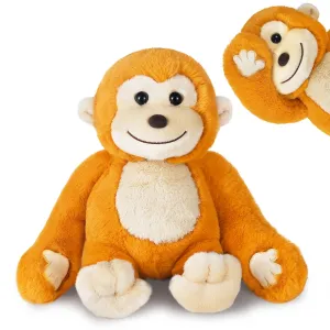 Baby Monkey Stuffed Animals, Infant Soft Hide and Seek Plush Toy, Easter Basket Gifts