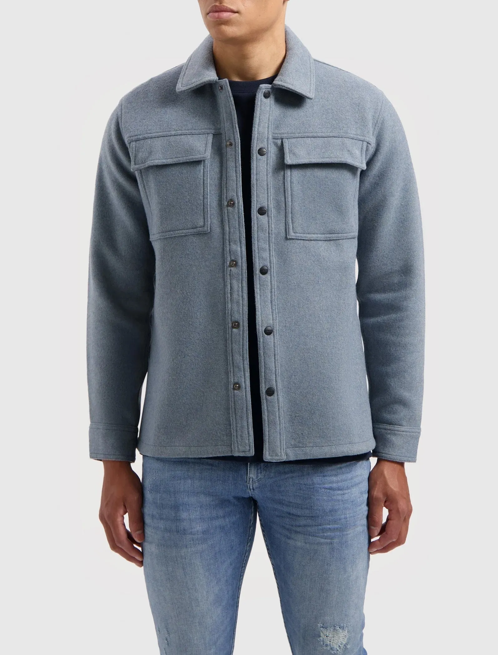 Flannel Overshirt | Blue