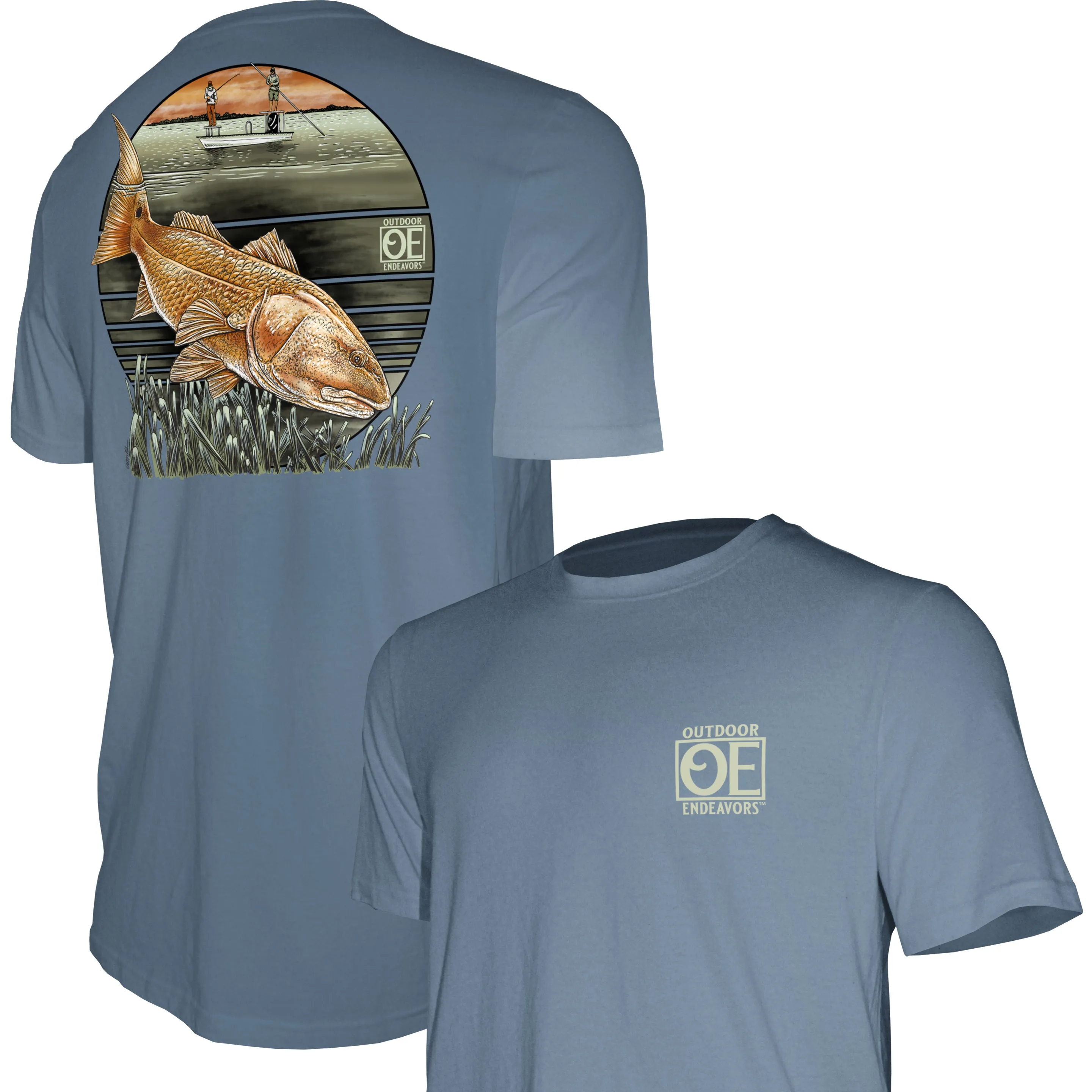 Outdoor Endeavors Classic - Graphic Tee - Redfish Rendezvous