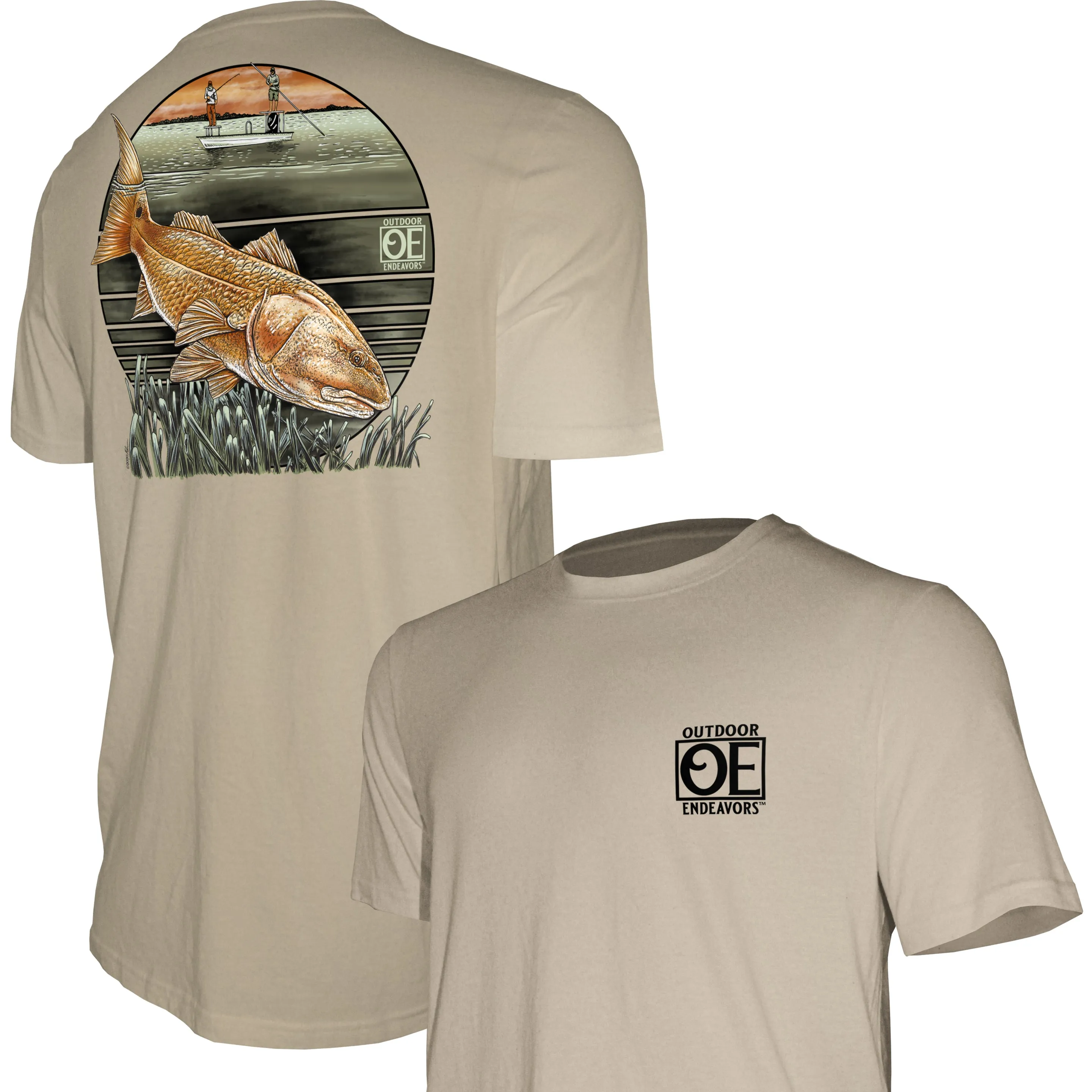 Outdoor Endeavors Classic - Graphic Tee - Redfish Rendezvous