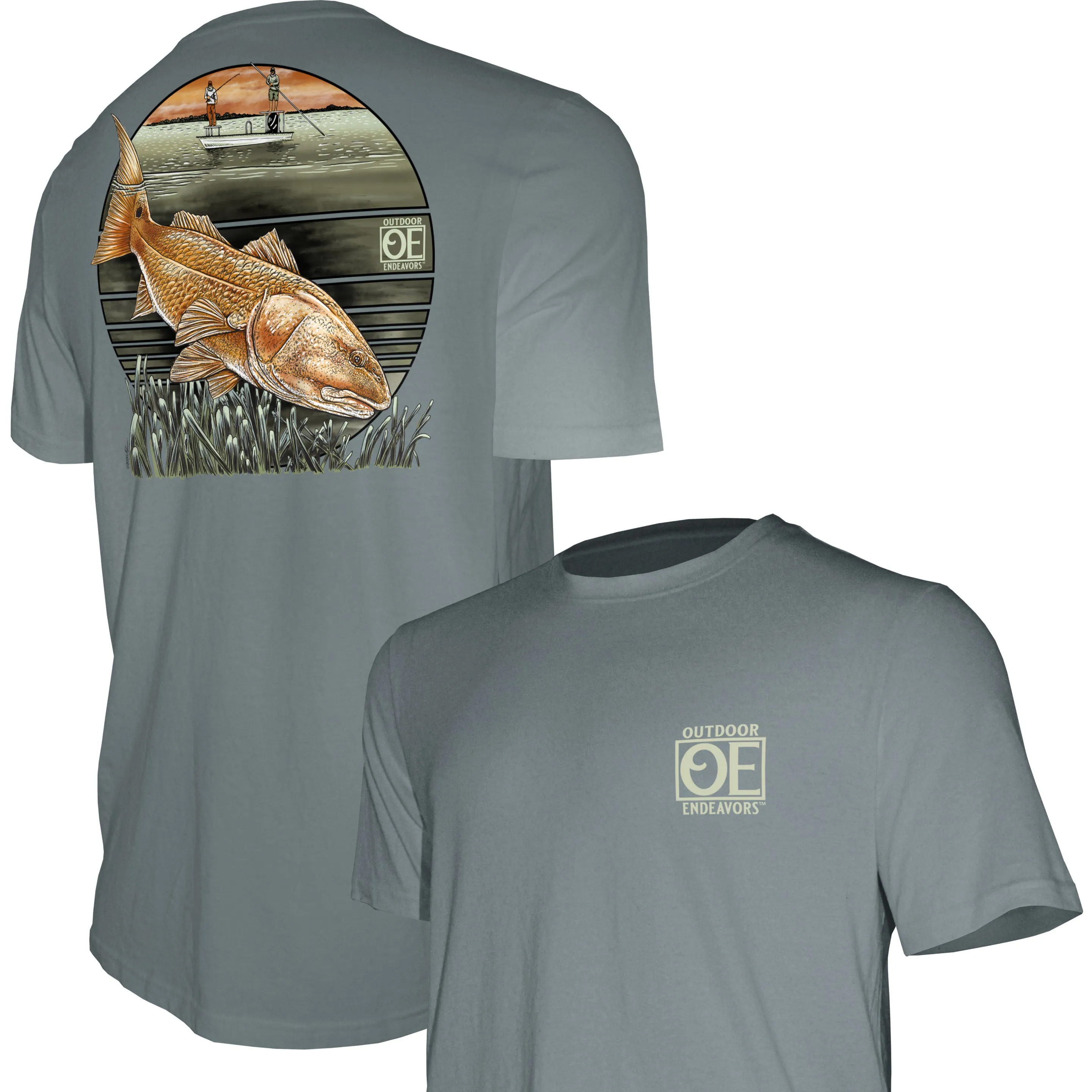 Outdoor Endeavors Classic - Graphic Tee - Redfish Rendezvous