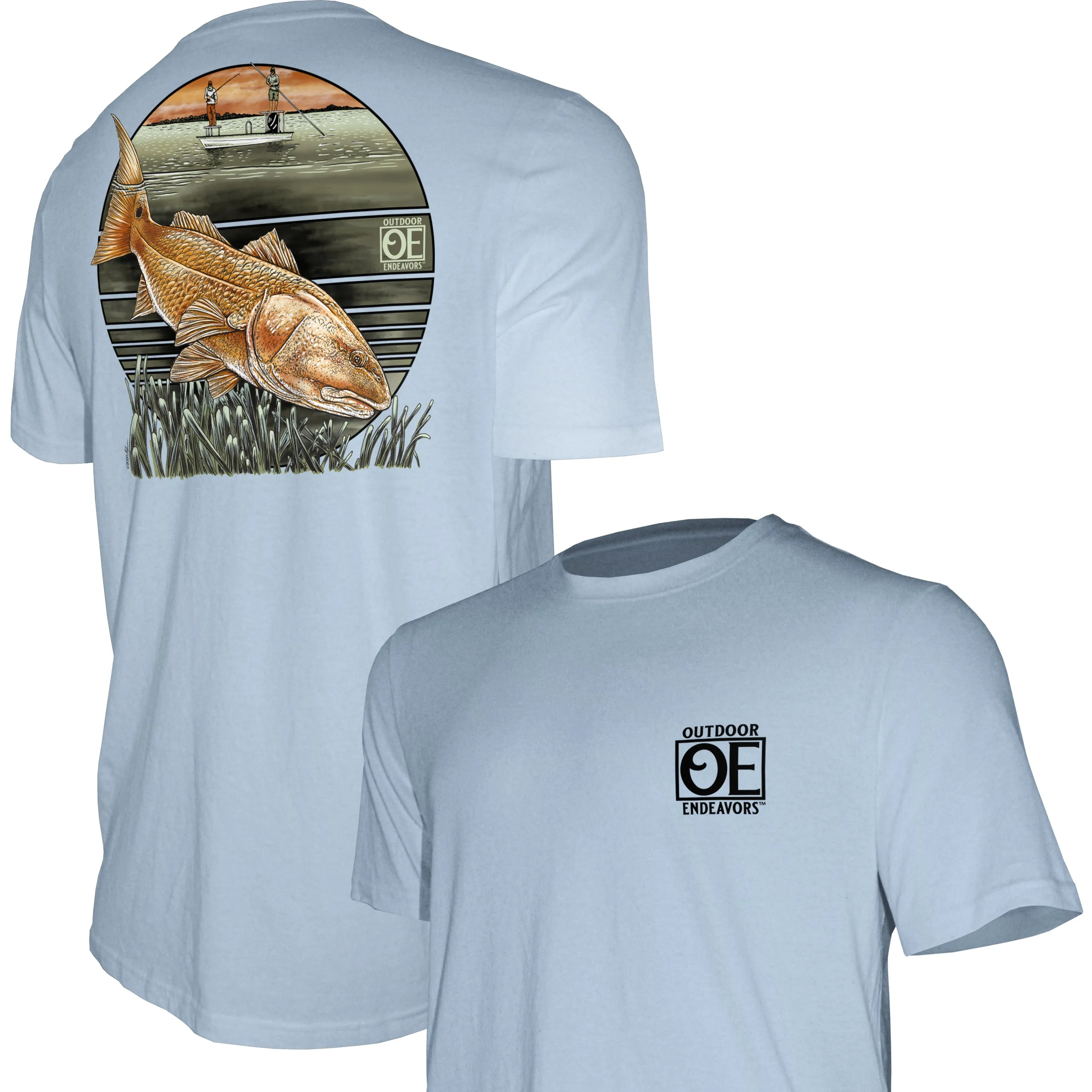 Outdoor Endeavors Classic - Graphic Tee - Redfish Rendezvous