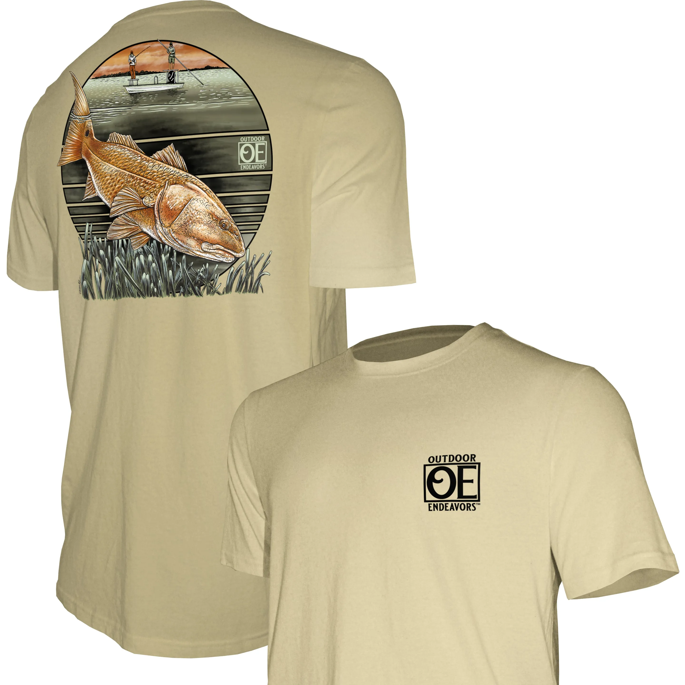 Outdoor Endeavors Classic - Graphic Tee - Redfish Rendezvous