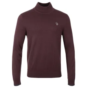 Paul Smith Roll Neck Zeb Bad Knitwear in Plum