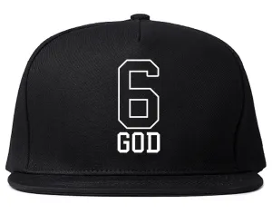 Six 6 God Snapback Hat